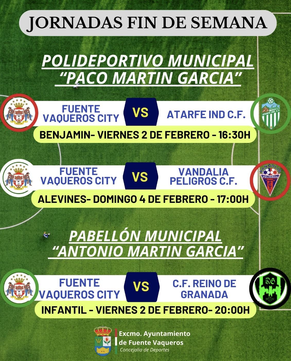 DEPORTES | PROGRAMA JORNADAS FIN DE SEMANA-Fuente Vaqueros