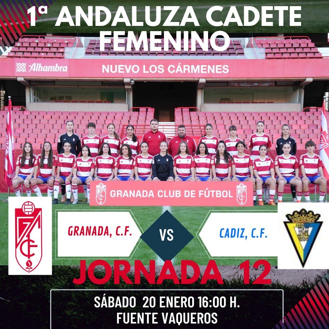 DEPORTES | GRANADA VS CADIZ 1ª ANDALUZA CADETE FEMENINO-Fuente Vaqueros
