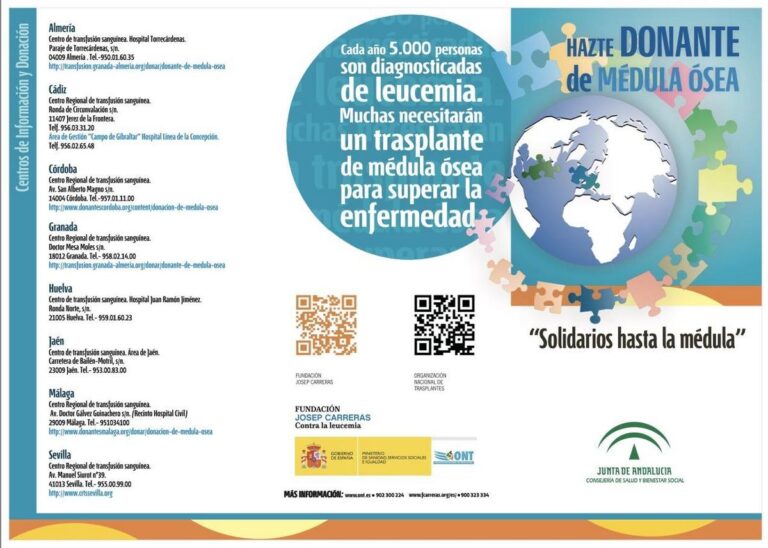 DIA INTERNACIONAL DEL DONANTE DE MEDULA OSEA-Fuente Vaqueros