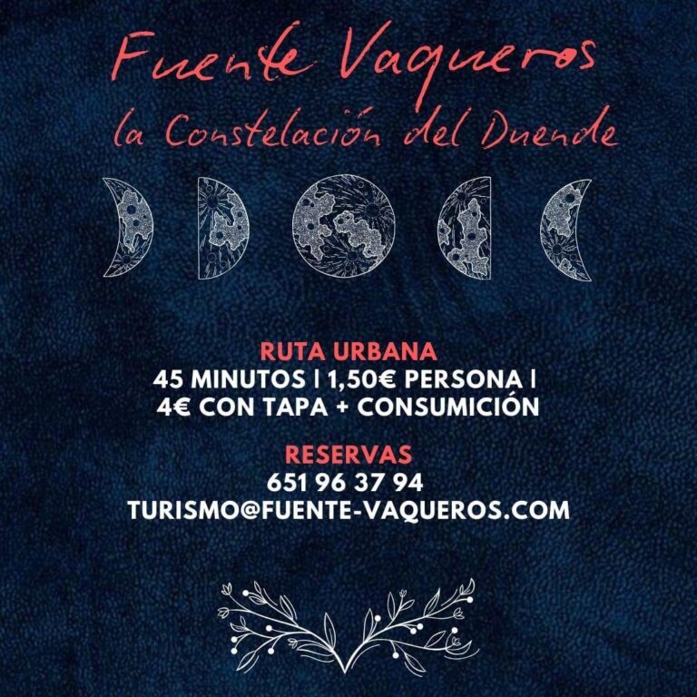 TURISMO | RUTA URBANA EN FUENTE VAQUEROS-Fuente Vaqueros