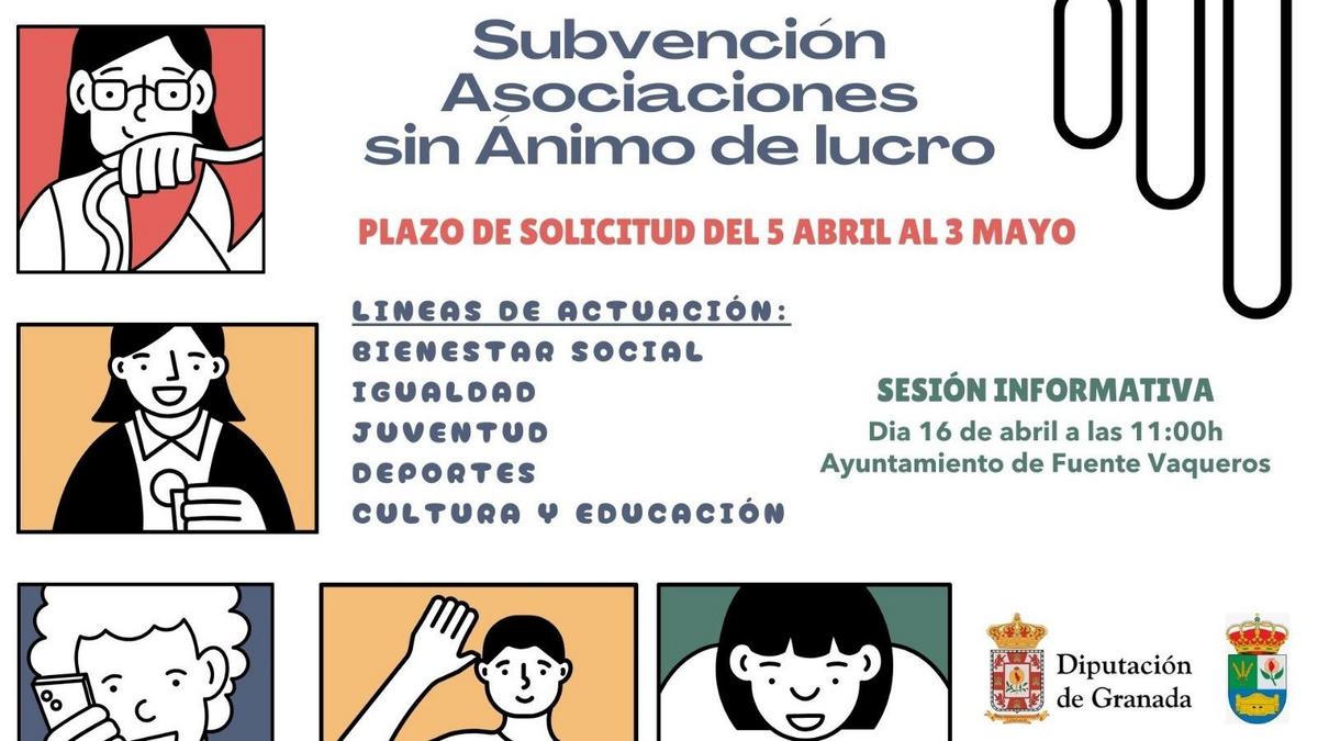 SOLICITUD DE SUBVENCIONES PARA ENTIDADES SIN ANIMO DE LUCRO-Fuente Vaqueros