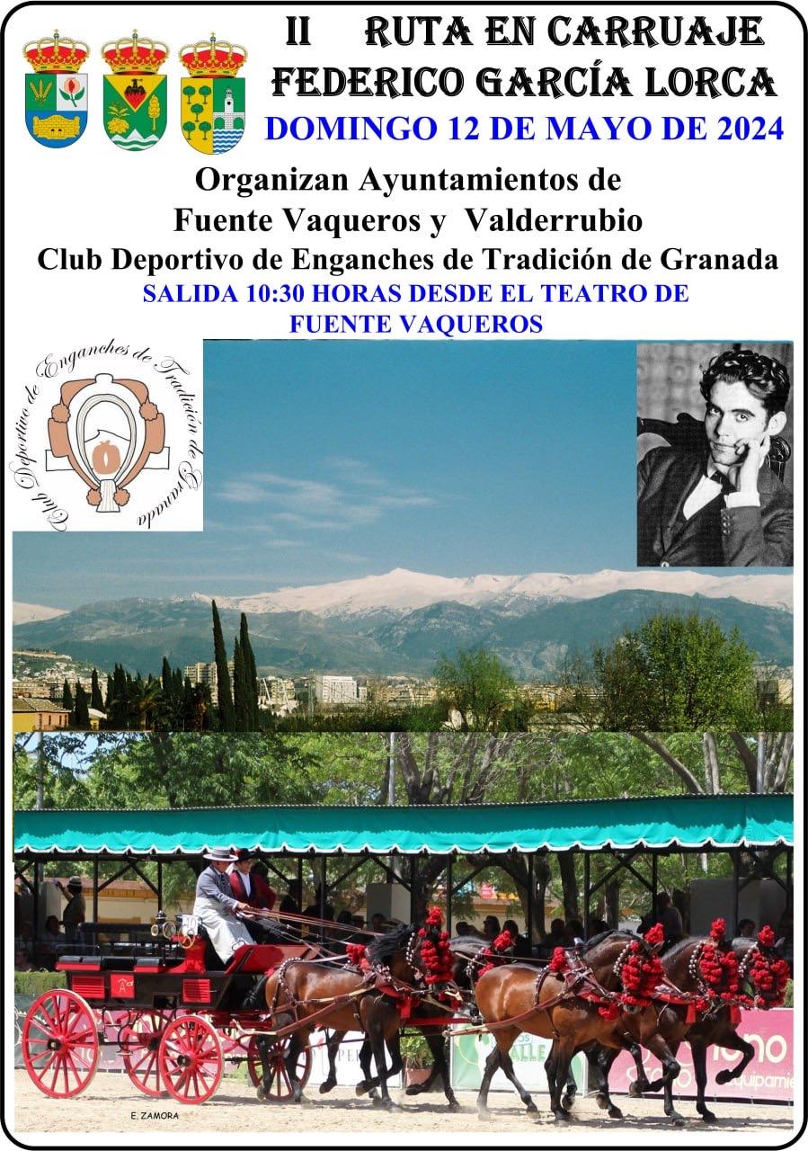 II RUTA EN CARRUAJE FEDERICO GARCIA LORCA 12 DE MAYO-Fuente Vaqueros