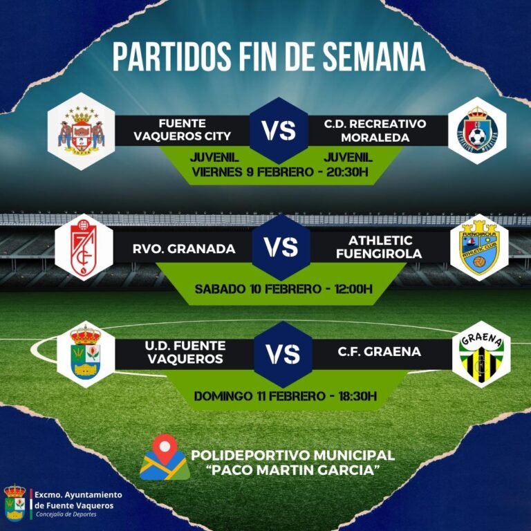 DEPORTES | PROGRAMA JORNADAS FIN DE SEMANA-Fuente Vaqueros