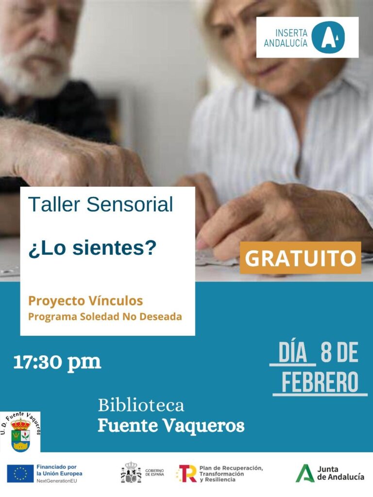 BIBLIOTECA | TALLER SENSORIAL ¿LO SIENTES? -Fuente Vaqueros