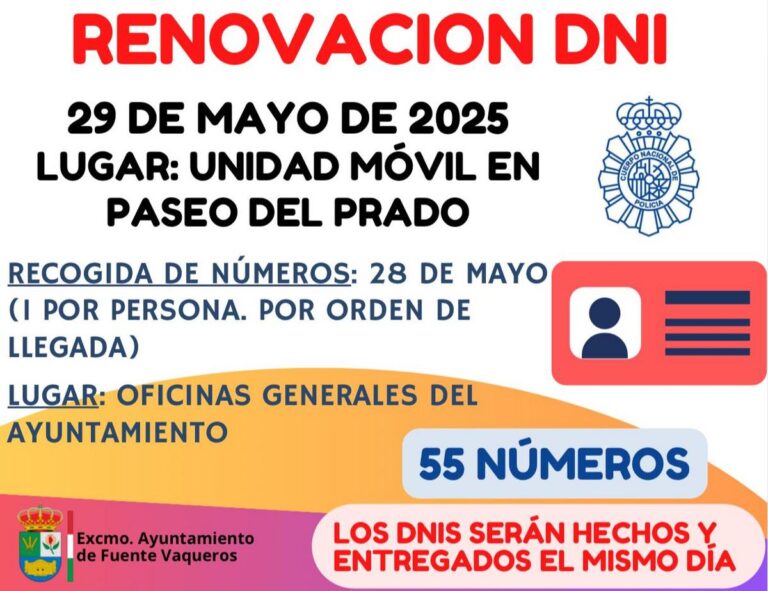 SERVICIOS | RENOVACION DE DNI EN FUENTE VAQUEROS -Fuente Vaqueros