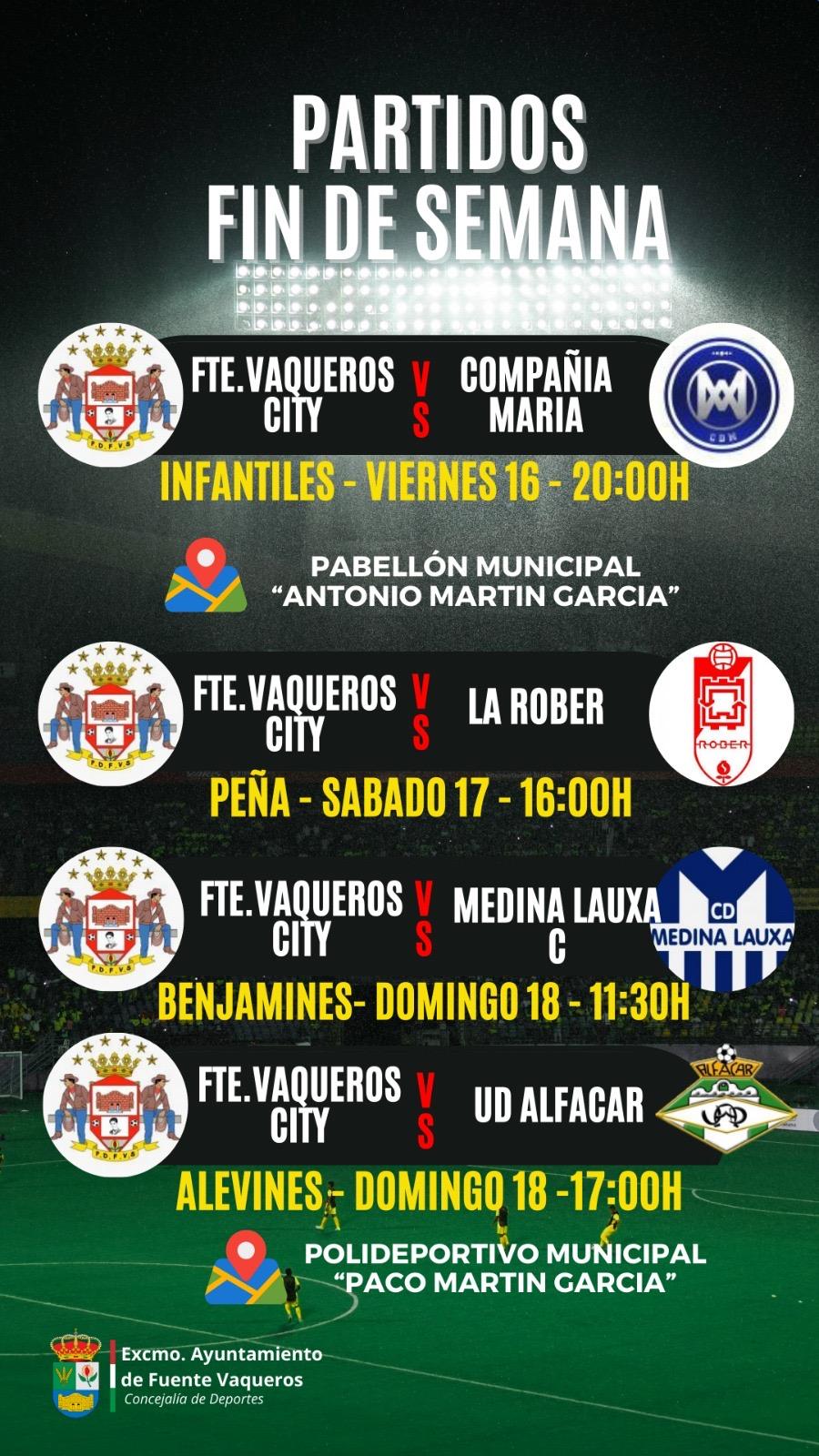 DEPORTES | PROGRAMA JORNADAS FIN DE SEMANA-Fuente Vaqueros