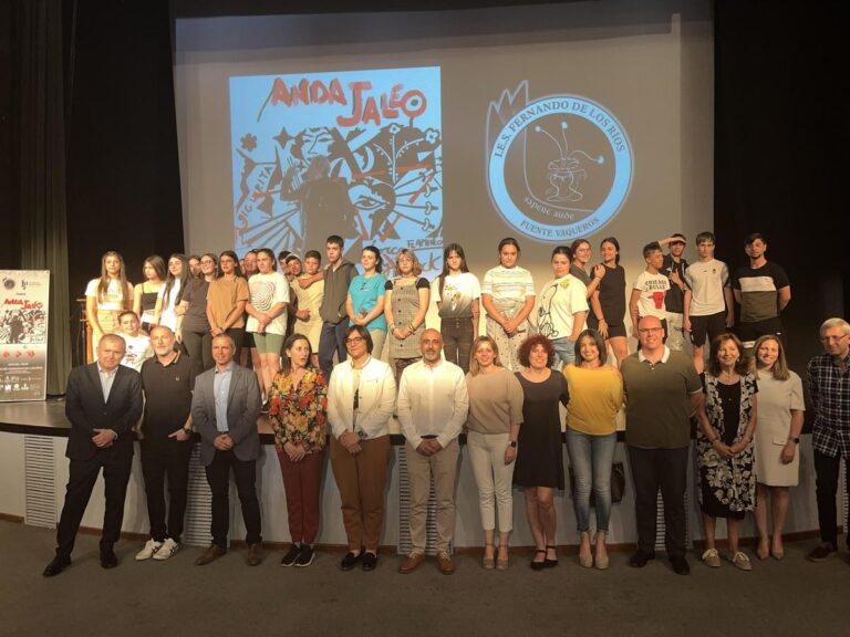 EDUCACIÓN | EL IES FERNANDO DE LOS RÍOS DE FUENTE VAQUEROS PRESENTA EL PROYECTO «ANDA JALEO» JUNTO A MIGUEL RÍOS -Fuente Vaqueros