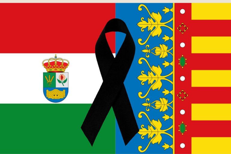 NOTICIAS | MINUTO DE SILENCIO POR LAS VÍCTIMAS DEL INCENDIO EN VALENCIA -Fuente Vaqueros