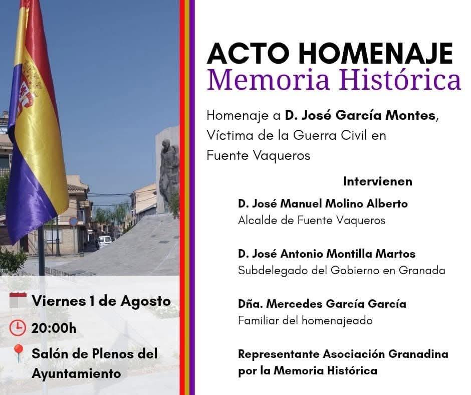 CELEBRACION DIA DE LA MEMORIA HISTORIA-Fuente Vaqueros