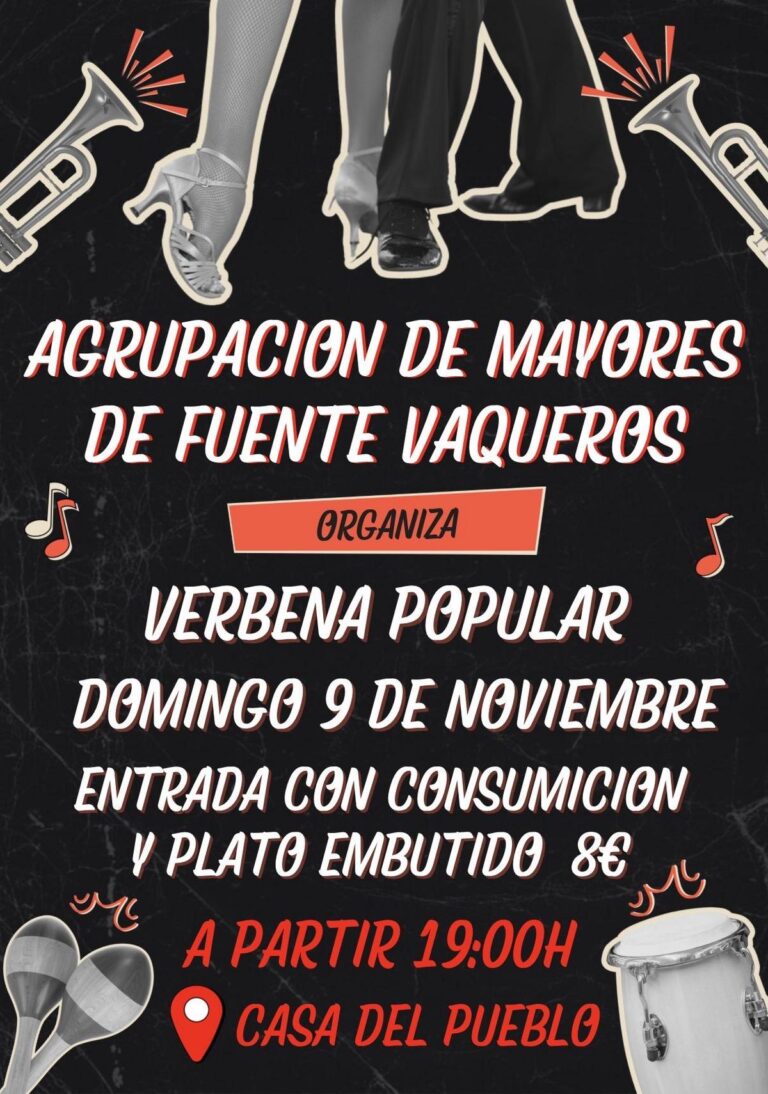 VERBENA POPULAR A CARGO DE AGRUPACION DE MAYORES-Fuente Vaqueros