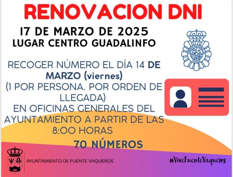 SERVICIOS | RENOVACION DE DNI EN FUENTE VAQUEROS -Fuente Vaqueros