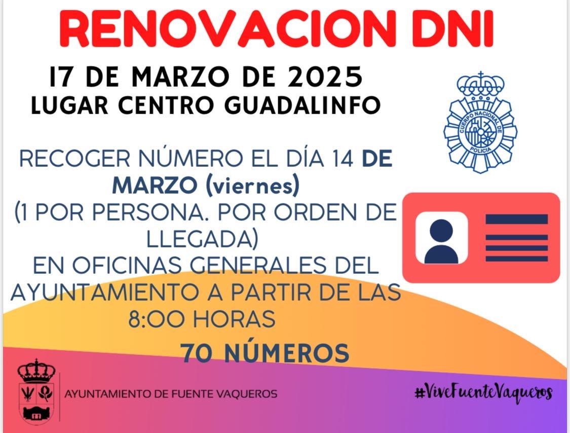SERVICIOS | RENOVACION DE DNI EN FUENTE VAQUEROS -Fuente Vaqueros