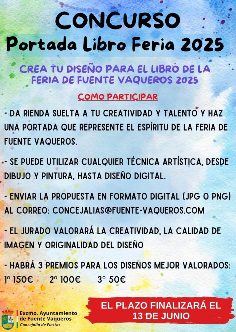 FERIA | CONCURSO ELECCION PORTADA LIBRO DE LA FERIA 2025-Fuente Vaqueros