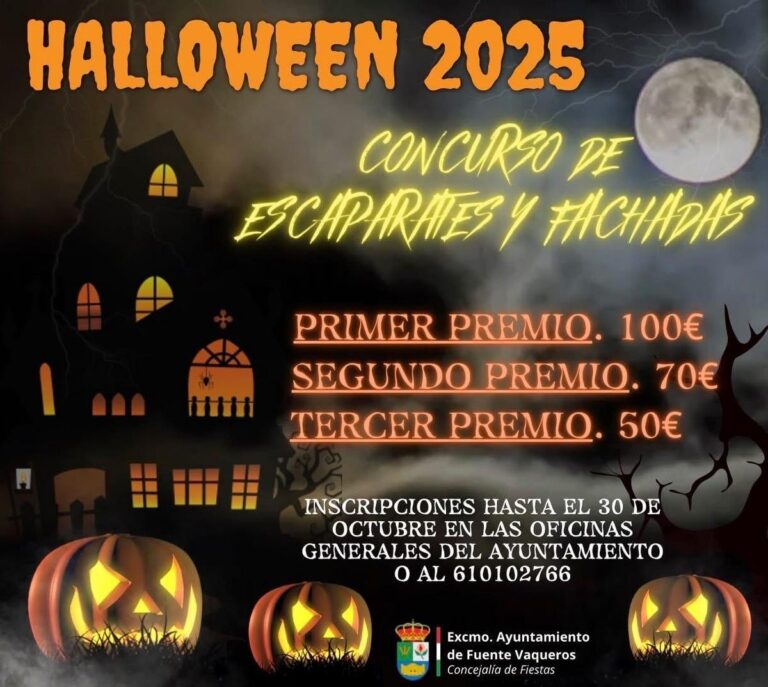 FIESTAS | CONCURSO FACHADAS Y ESCAPARATES HALLOWEEN 2025 -Fuente Vaqueros