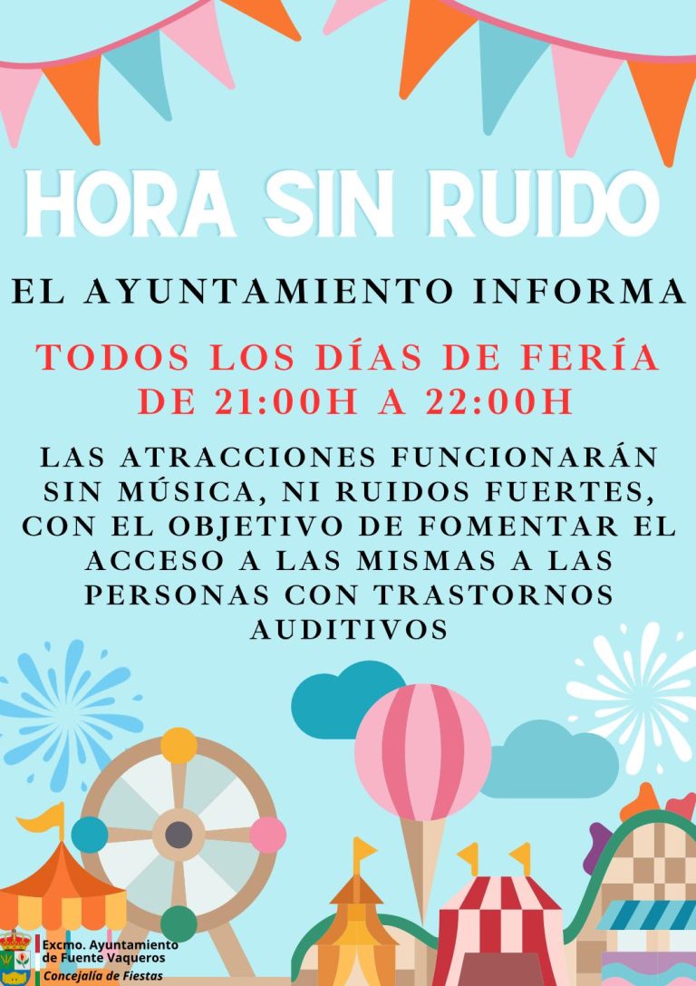 FIESTAS | HORA SIN RUIDO PARA LAS ATRACCIONES DURANTE LA FERIA-Fuente Vaqueros