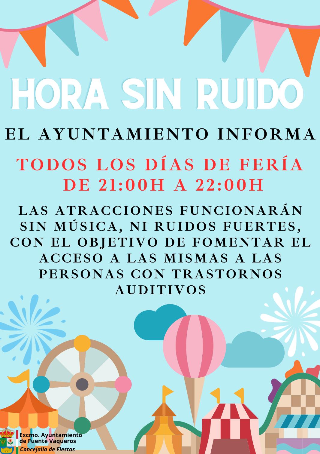 FIESTAS | HORA SIN RUIDO PARA LAS ATRACCIONES DURANTE LA FERIA-Fuente Vaqueros