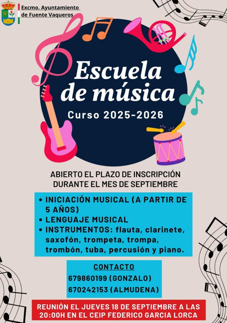 ACTIVIDADES | ESCUELA DE MUSICA - AUTOMAQUILLAJE Y COSTURA-Fuente Vaqueros