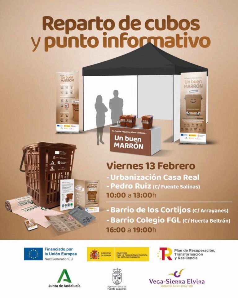 MEDIO AMBIENTE | ENTREGA DE CUBOS MARRONES-Fuente Vaqueros