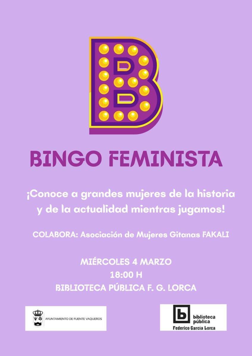 MUJER | BINGO FEMINISTA-Fuente Vaqueros