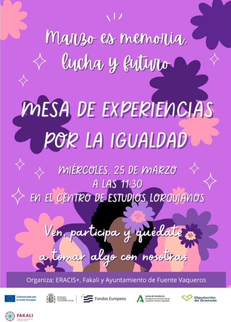 ERACIS | MESA DE EXPERIENCIA POR LA IGUALDAD-Fuente Vaqueros
