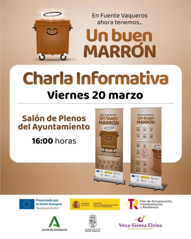 MEDIO AMBIENTE | CHARLA INFORMATIVA CUBOS MARRONES-Fuente Vaqueros