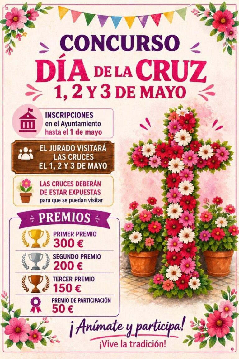 FIESTAS | CONCURSO DE CRUCES FUENTE VAQUEROS 2026-Fuente Vaqueros