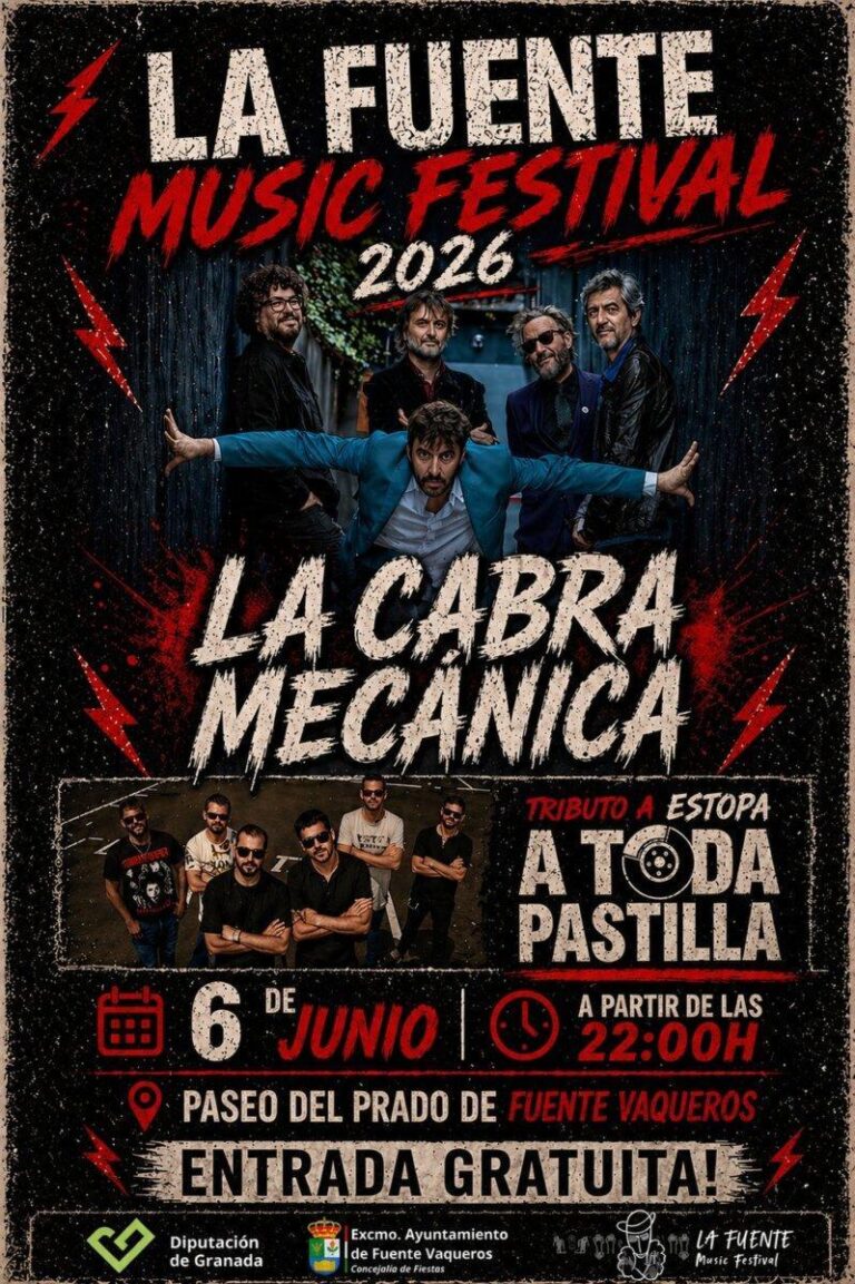 FIESTAS | CONCIERTOS 6 DE JUNIO SEMANA CULTURAL-Fuente Vaqueros