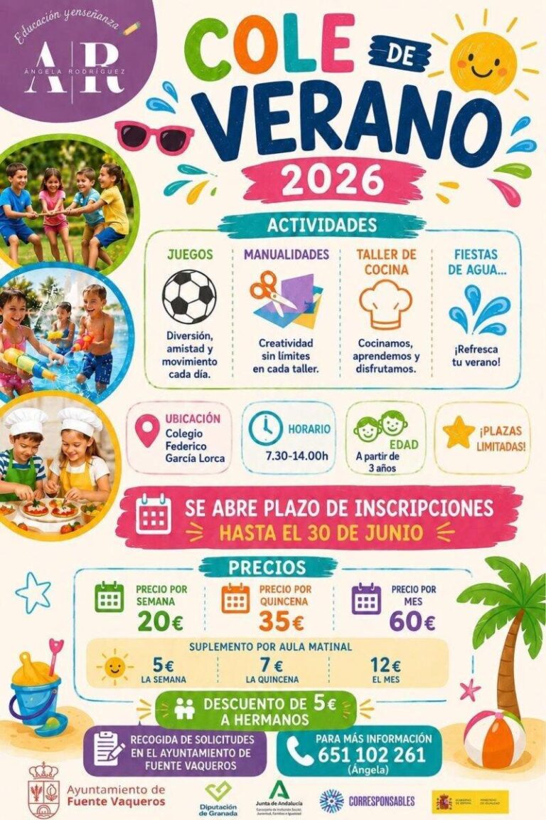 ESCUELA DE VERANO FUENTE VAQUEROS 2026-Fuente Vaqueros