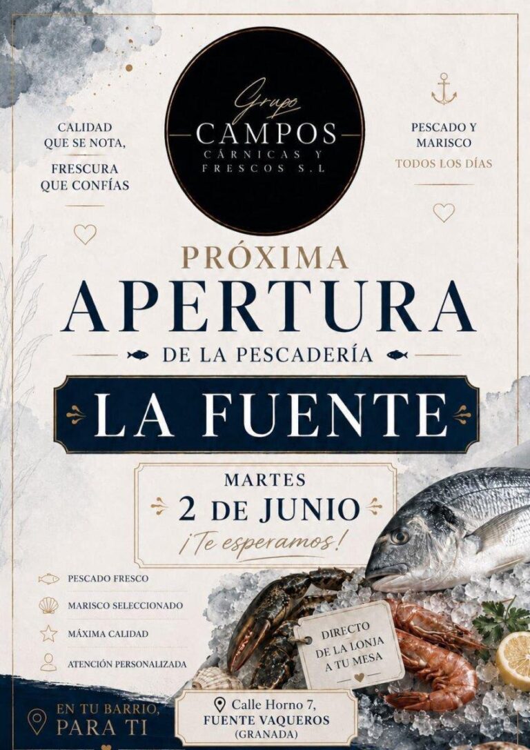 COMERCIO | APERTURA DE LA NUEVA PESCADERÍA LA FUENTE-Fuente Vaqueros