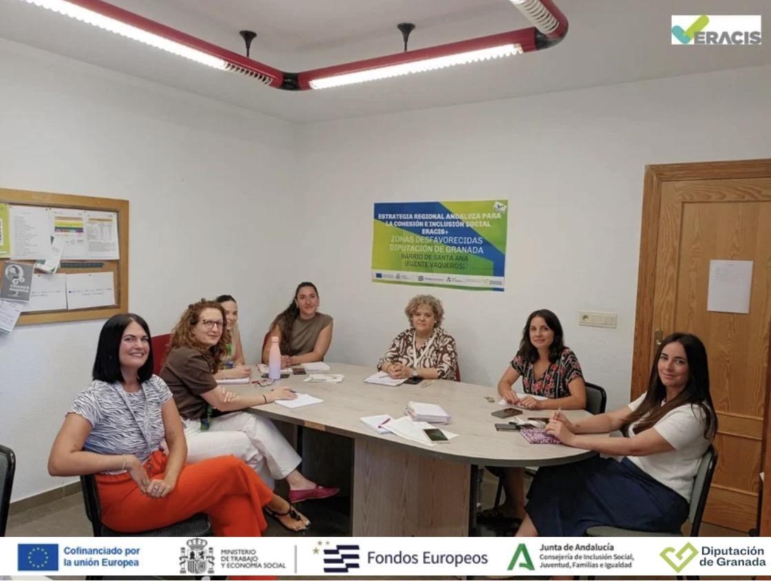 REUNIÓN DE COORDINACIÓN ERACIS+ E INSERTA EMPLEO FUNDACIÓN ONCE-Fuente Vaqueros