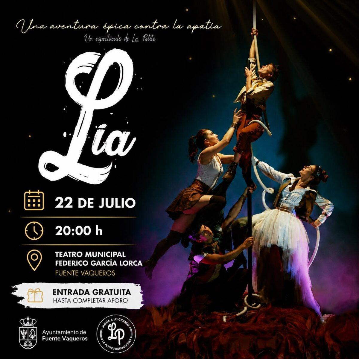 FIESTAS | ESTÁ TARDE ESPECTÁCULO LIA-Fuente Vaqueros
