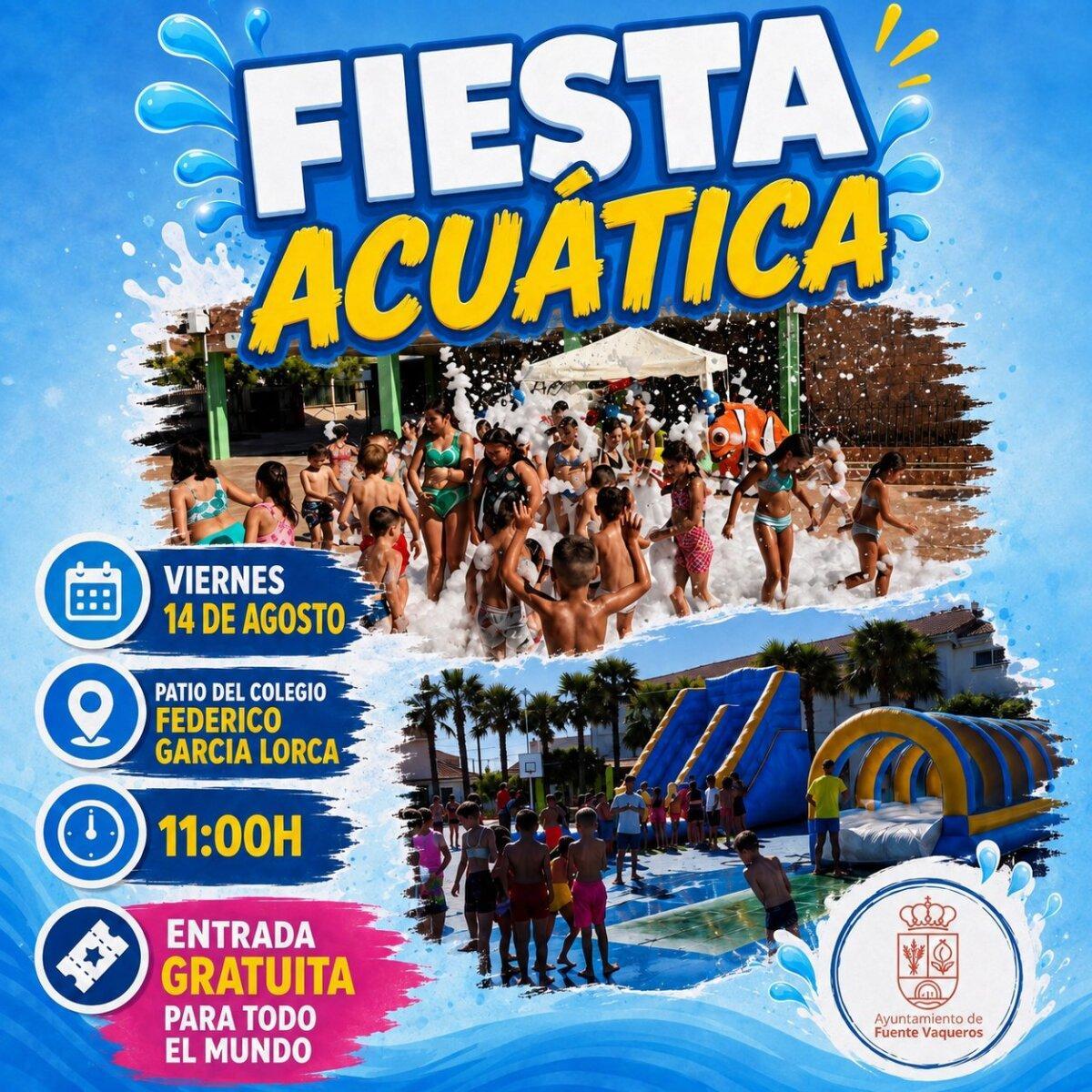FIESTAS | HOY FIESTA ACUÁTICA-Fuente Vaqueros