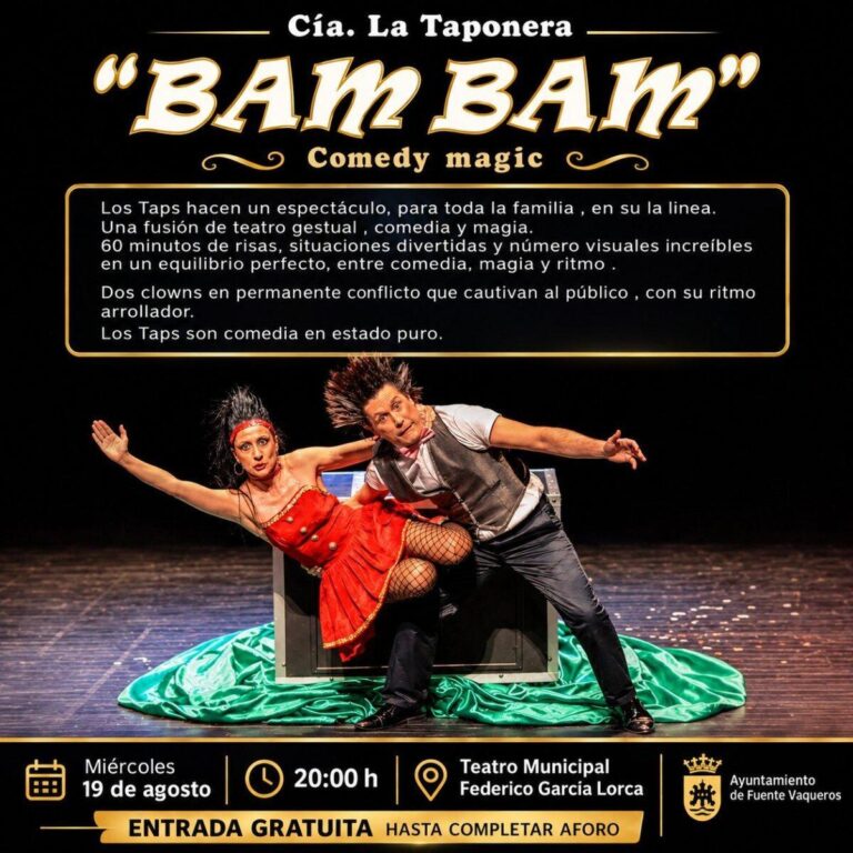 FIESTAS | ESPECTÁCULO DE MAGIA Y RISA BAM BAM-Fuente Vaqueros