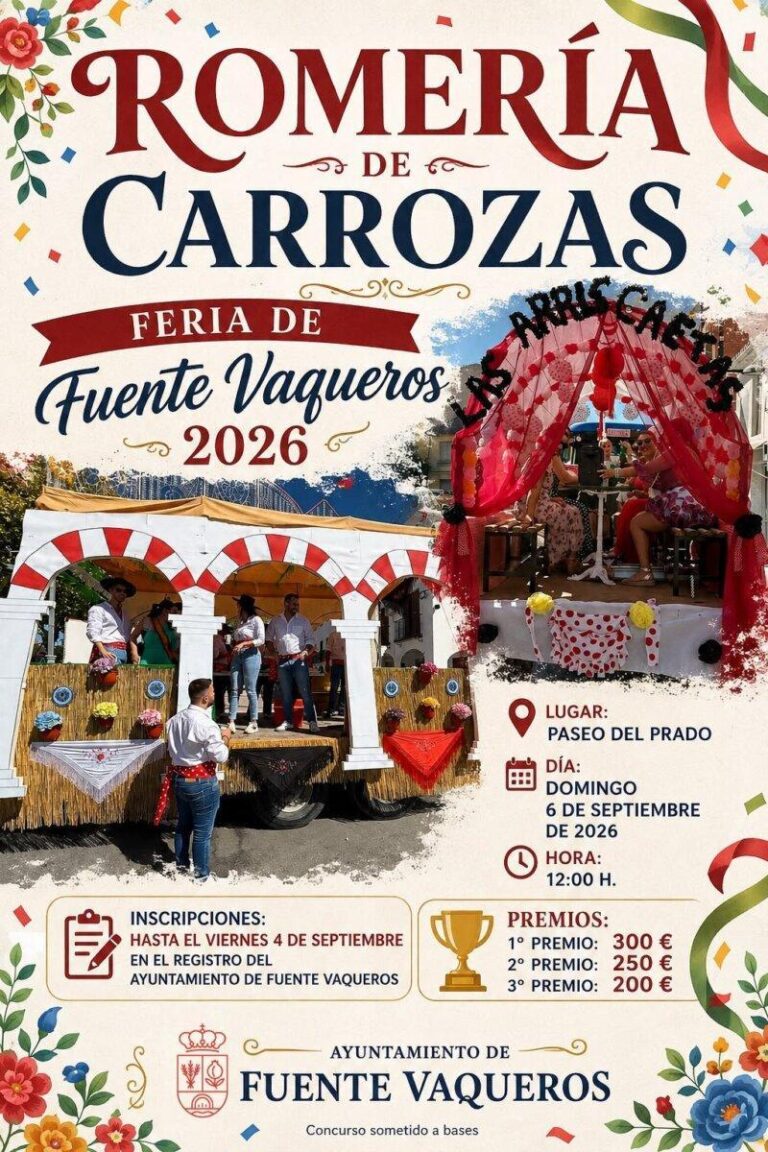 FIESTAS | CONCURSO Y ROMERÍA DE CARROZAS-Fuente Vaqueros