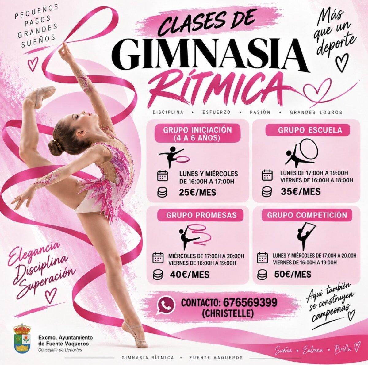 DEPORTES | CLASES DE GIMNASIA RÍTMICA-Fuente Vaqueros