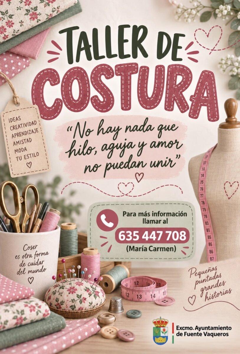ACTIVIDADES | TALLER DE COSTURA-Fuente Vaqueros
