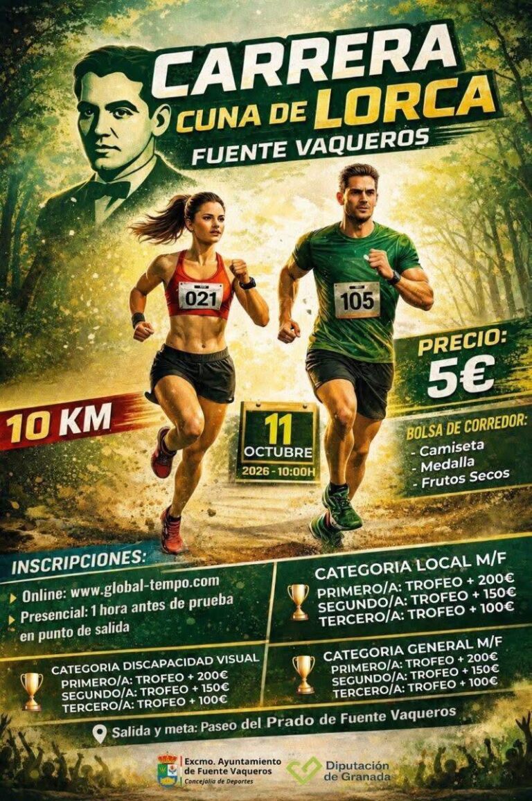 IX EDICIÓN CARRERA CUNA DE LORCA DE FUENTE VAQUEROS-Fuente Vaqueros