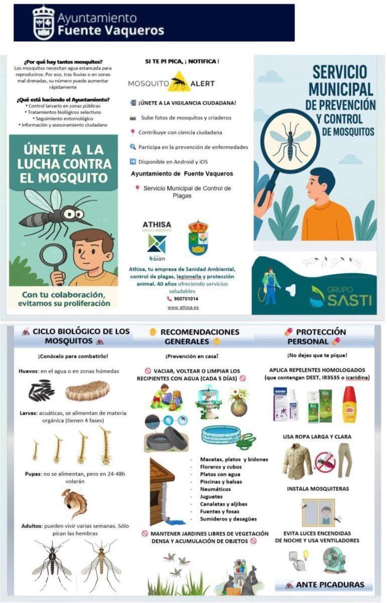 SALUD | PREVENCION VIRUS DEL NILO-Fuente Vaqueros