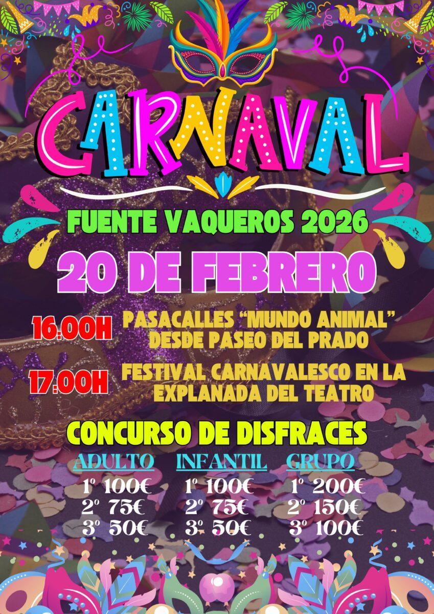 FIESTAS | CARNAVAL FUENTE VAQUEROS 2026-Fuente Vaqueros