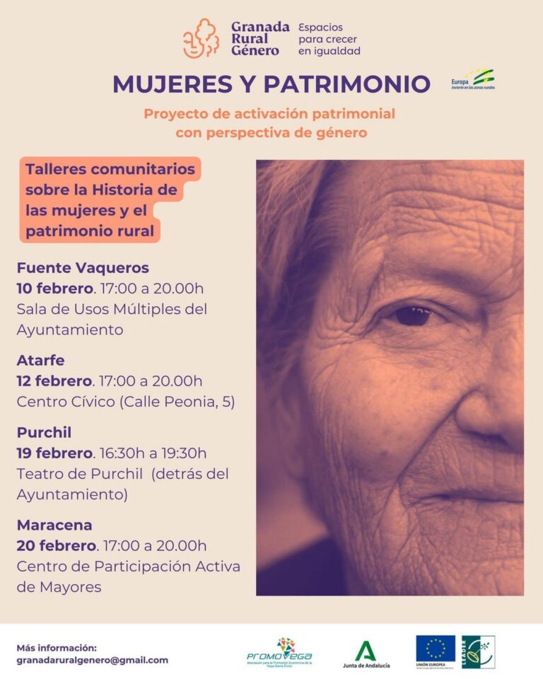 MUJERES Y PATRIMONIO EN LA VEGA SIERRA ELVIRA-Fuente Vaqueros