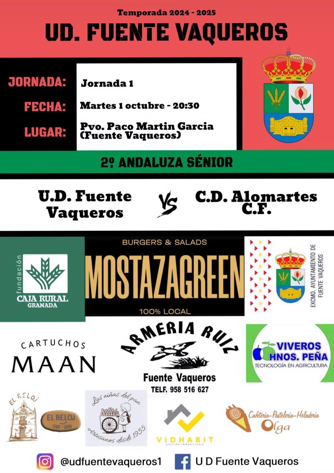 DEPORTES | PRIMERA JORNADA UD FUENTE VAQUEROS VS CD ALOMARTES CF-Fuente Vaqueros