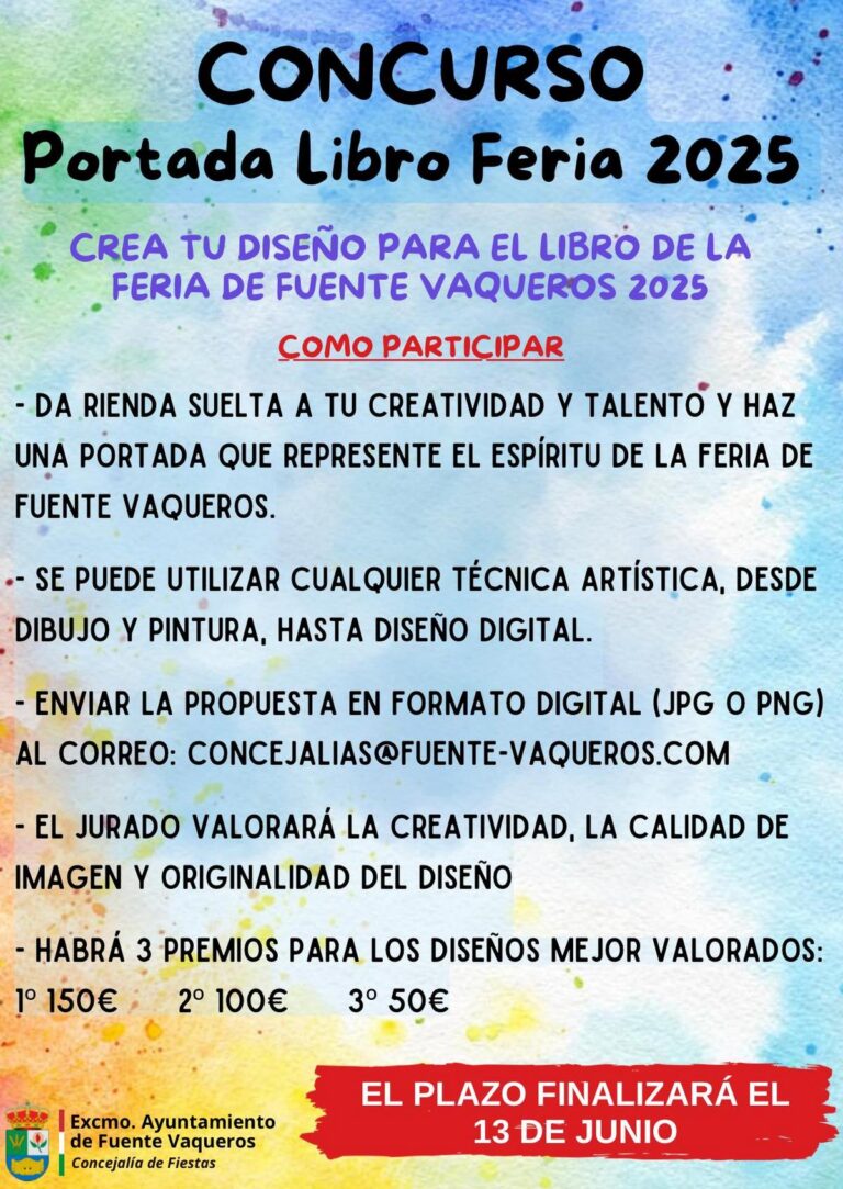 FERIA | CONCURSO ELECCION PORTADA LIBRO DE LA FERIA 2025-Fuente Vaqueros
