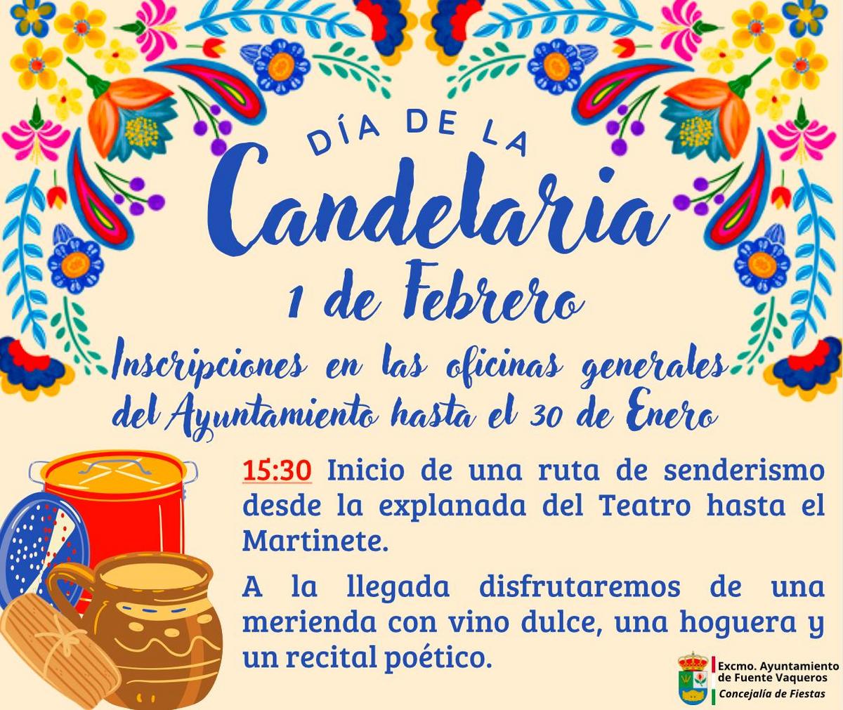 CAMBIO DE EMPLAZAMIENTO PARA LA CELEBRACION DE LA CANDELARIA-Fuente Vaqueros