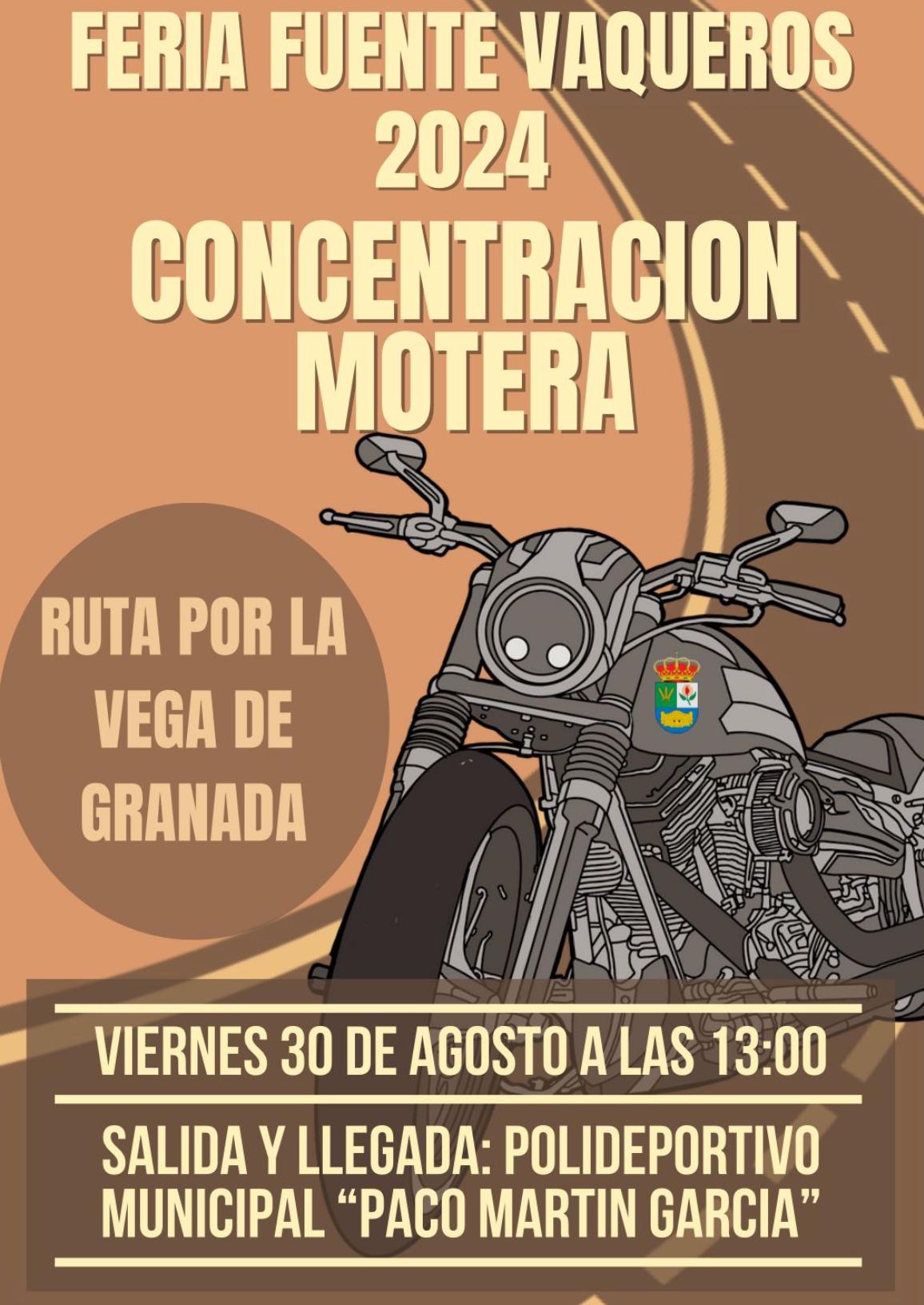 FIESTAS | CONCENTRACION MOTERA FERIA FUENTE VAQUEROS 2024-Fuente Vaqueros