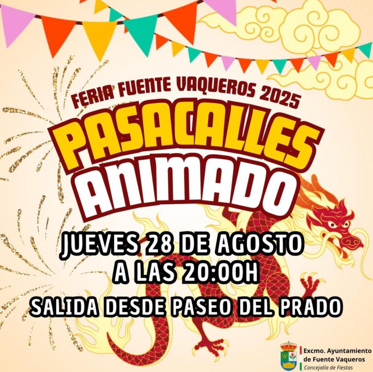 FIESTAS | PASACALLES ANIMADO -Fuente Vaqueros