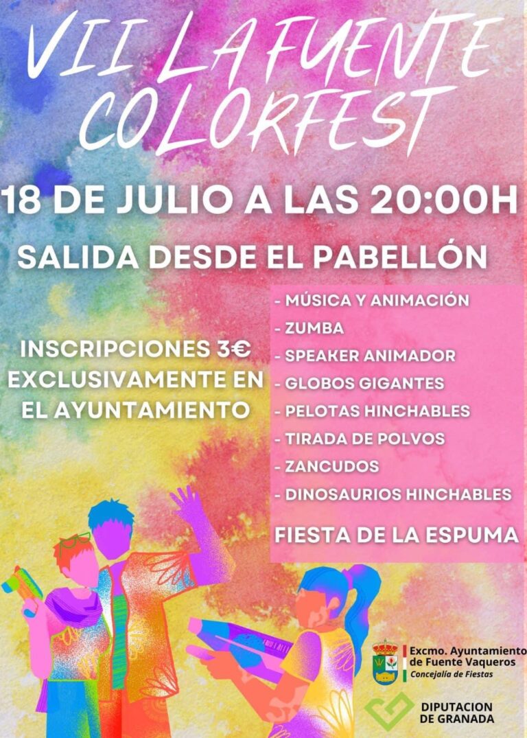 FIESTAS | VII EDICIÓN DE LA FUENTE COLORFEST-Fuente Vaqueros