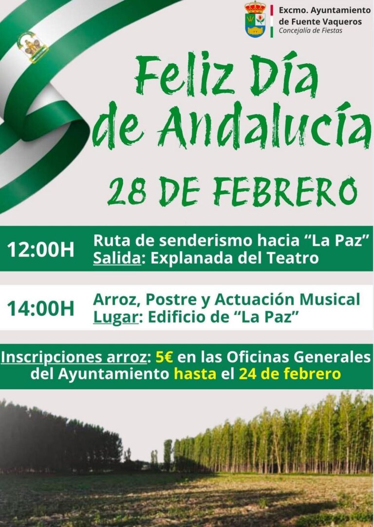 FIESTAS | CELEBRACION DEL DIA DE ANDALUCIA 28 DE FEBRERO-Fuente Vaqueros