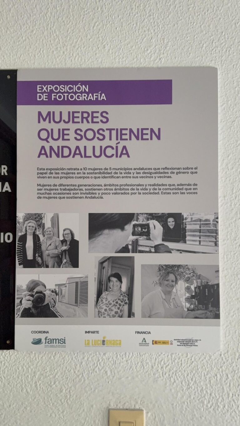 IGUALDAD | EXPOSICION MUJERES QUE SOSTIENEN ANDALUCIA-Fuente Vaqueros