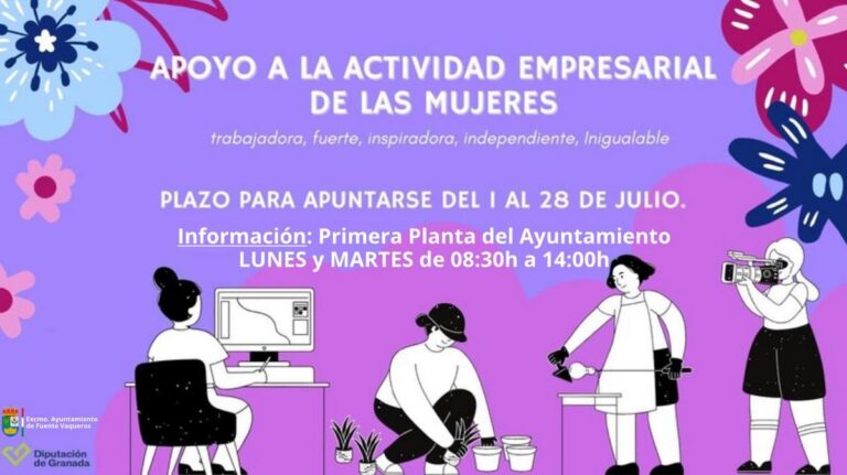 APOYO A LA ACTIVIDAD EMPRESARIAL DE LAS MUJERES-Fuente Vaqueros