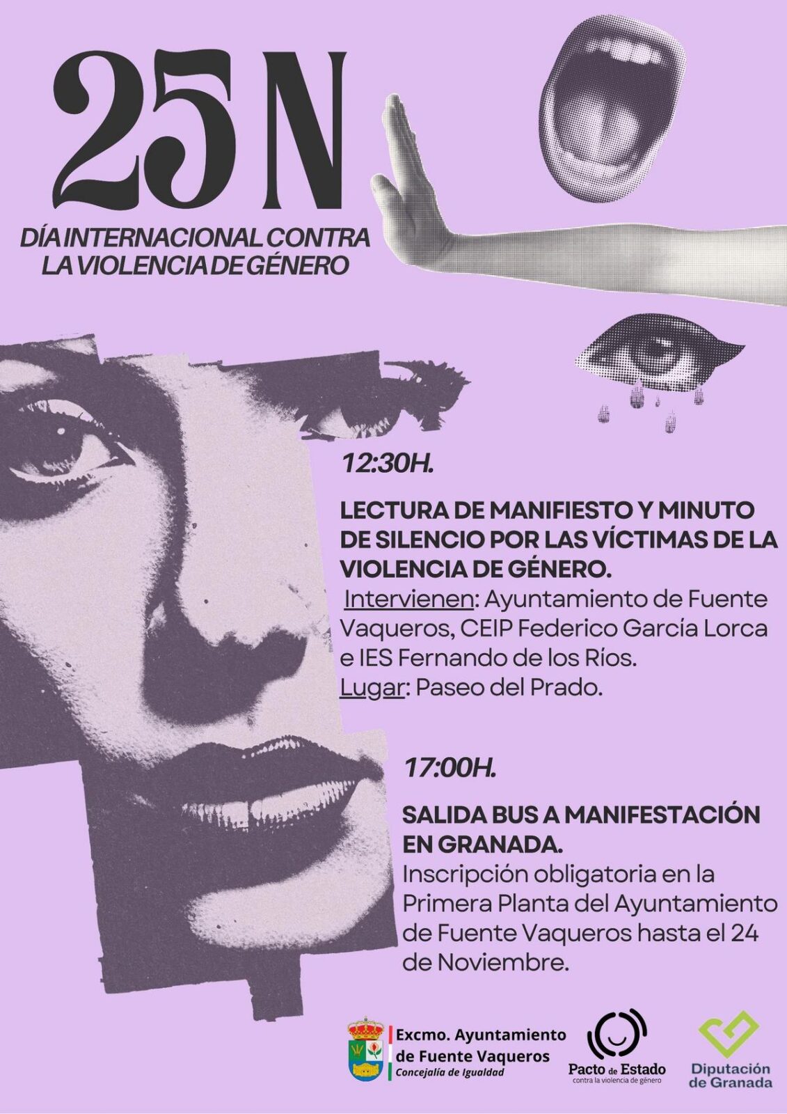 IGUALDAD | 25 N DIA INTERNACIONAL CONTRA LA VIOLENCIA DE GENERO-Fuente Vaqueros